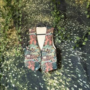Colorful Tapestry Vest